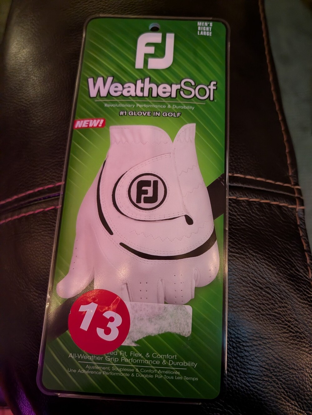 Men's RH Footjoy Weathersof Golf Glove Large